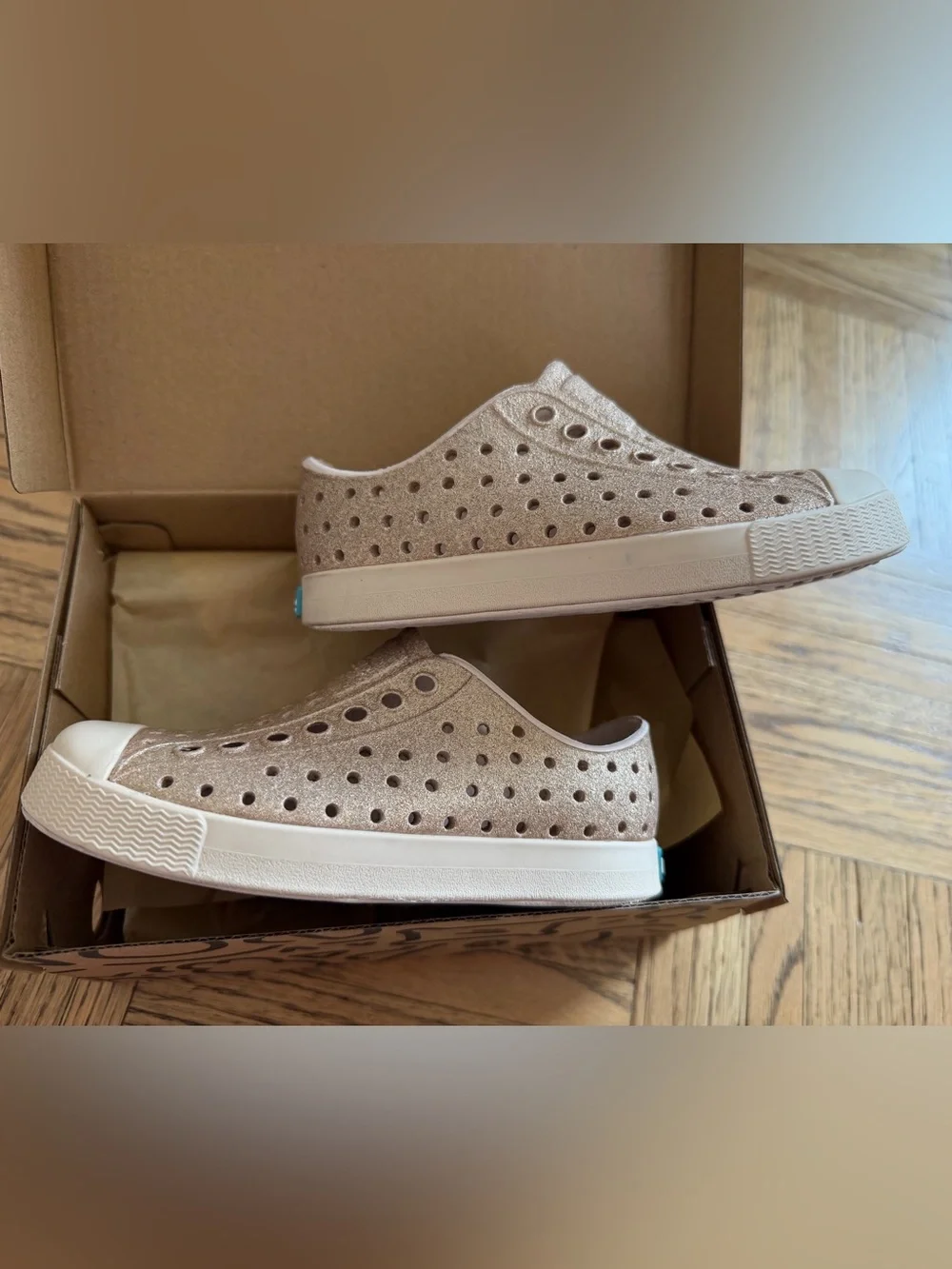 Native Shoes Kids Jefferson Bling Size 8